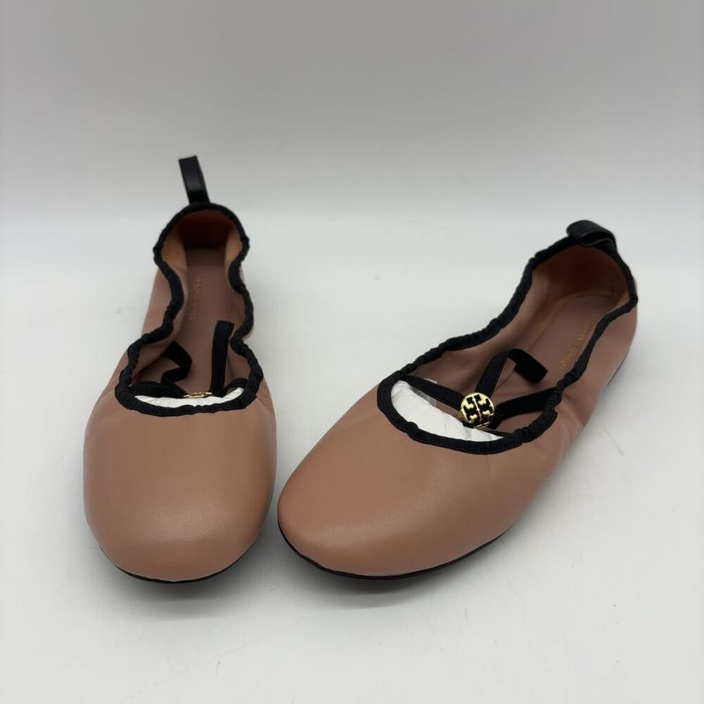 Tory Burch Soft Scrunch Leather Ballet Flat